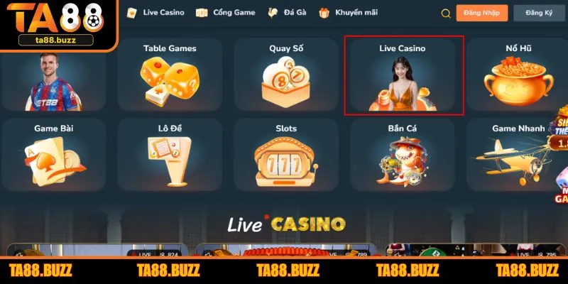 Casino TA88 mang đến sân chơi giải trí hấp dẫn